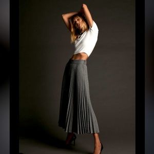 Zara pleated midi skirt